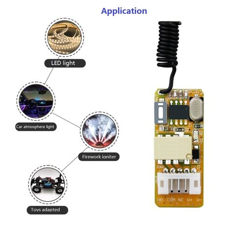 remote control flashing lights 433mhz frequency