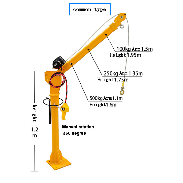 Buy Wholesale China Pickup Truck Lift 12v Electric Crane & Truck Crane