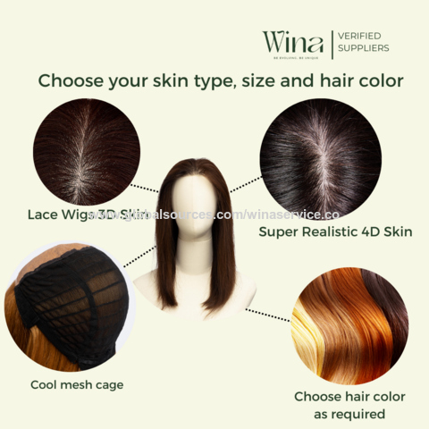 Fabrik für Echthaarperücken, Full Lace Front Perücke, True Scalp 4D oder Lace Front 3D, Naturfarbe, 45 cm langes, glattes Haar | Perücken Vietnam