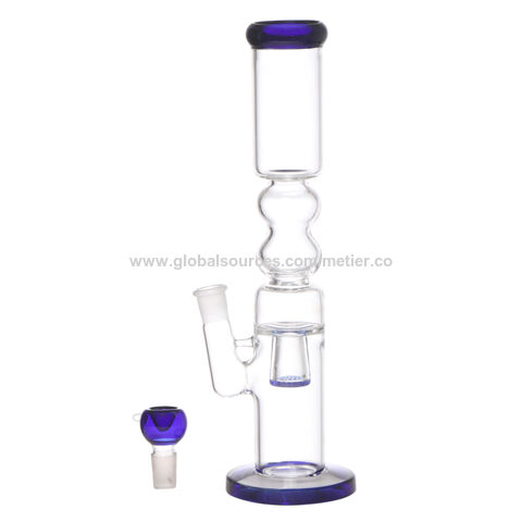 8inch Small Glass Bong Clear Glass Water Pipe Smoking Hookah Bongs with  14.5mm