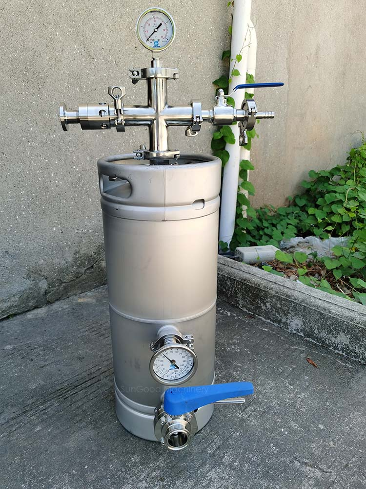 Us1/6 20l Yeast Propagation Keg Beer Keg For Dry Hop And Add Fruit/keg