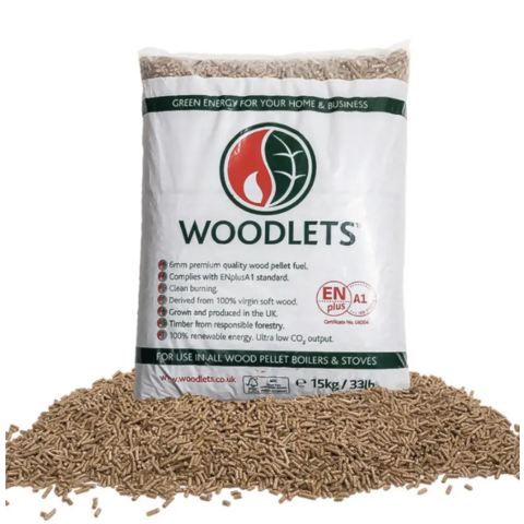 Bio Wood Pellets (15kg) ENPlus A1