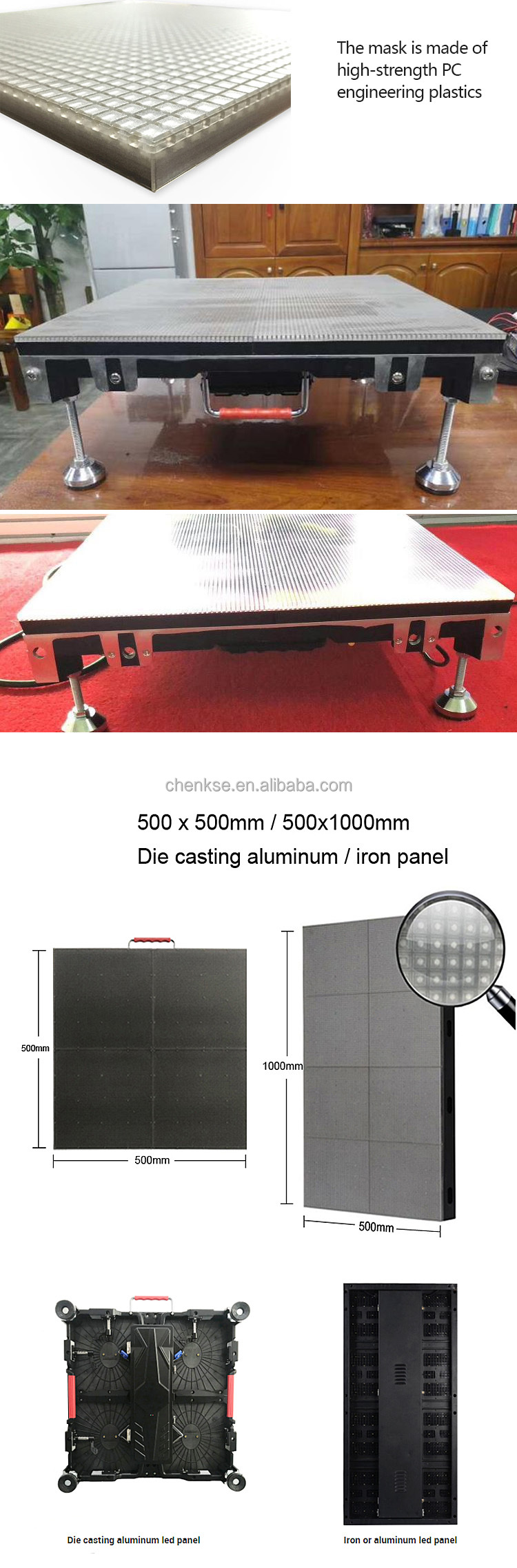 P3.91 P4 P4.81 P6.25 Led Indoor Screen Interactive Video Dance Floor ...