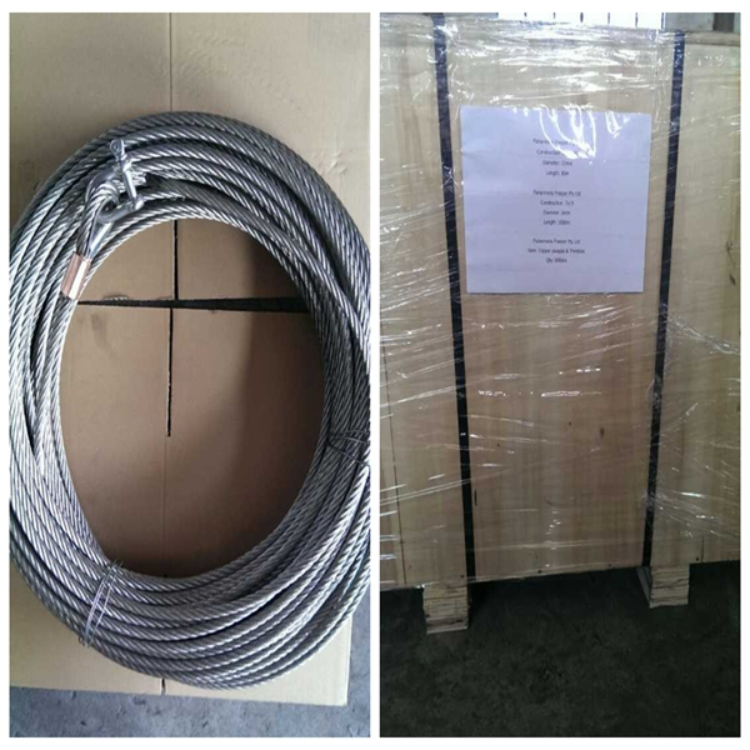 Wire Rope Assembly Stainless Steel Aisi304/316 Wire Rope Slings