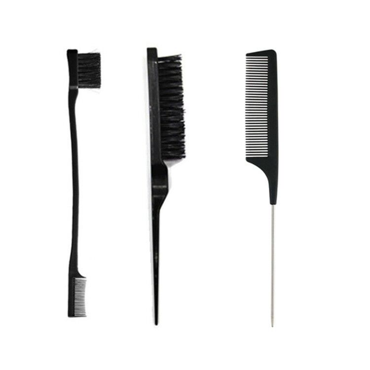Buy Wholesale China Barber White Carbon Hair Braiding Sectioning Parting  Heat Resistant Steel Rat Tail Scale Comb Logo & Factory Price Stylish Pp  Fork Hair Combs With at USD 0.48