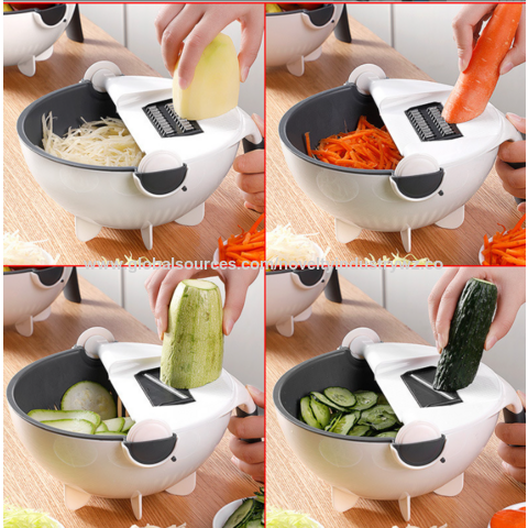 4 in1 Vegetable Slicer Stainless Steel Shredder Cutter Multi-Purpose  Vegetable Slicer Cuts Set Manual Fruit Carrot Potato Grater