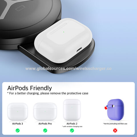 Achetez en gros Chargeur Sans Fil Coussinets Rétractables 3 En 1 Chargeur  Sans Fil Rapide De Charge Sans Fil Pour Iphone Airpods Et Nt70-0717 De  Montre Chine et Chargeur Sans Fil à