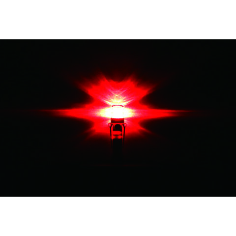 Lumière stroboscopique LED rouge et bleue, lampe de poche à clip