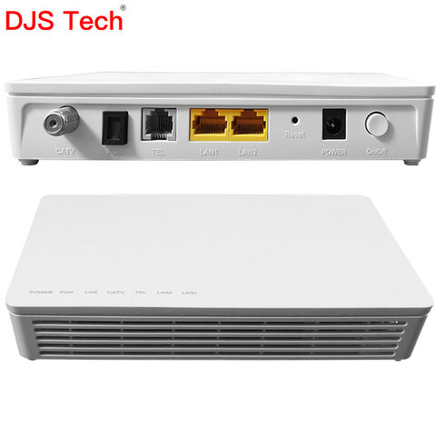 ONT GPON Económica 1GE+1FE+1VIOP+1RF Catv HG8012H Router Onu con Versión en Inglés