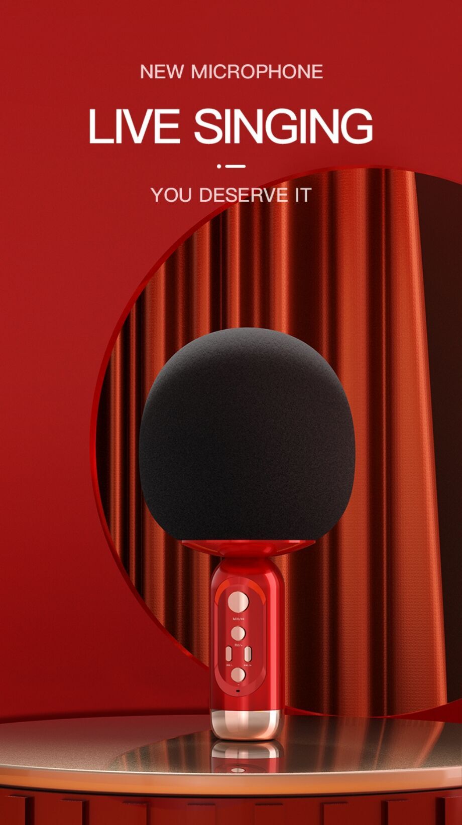 Buy Wholesale China All In One Wireless Mic Portable Handheld Karaoke