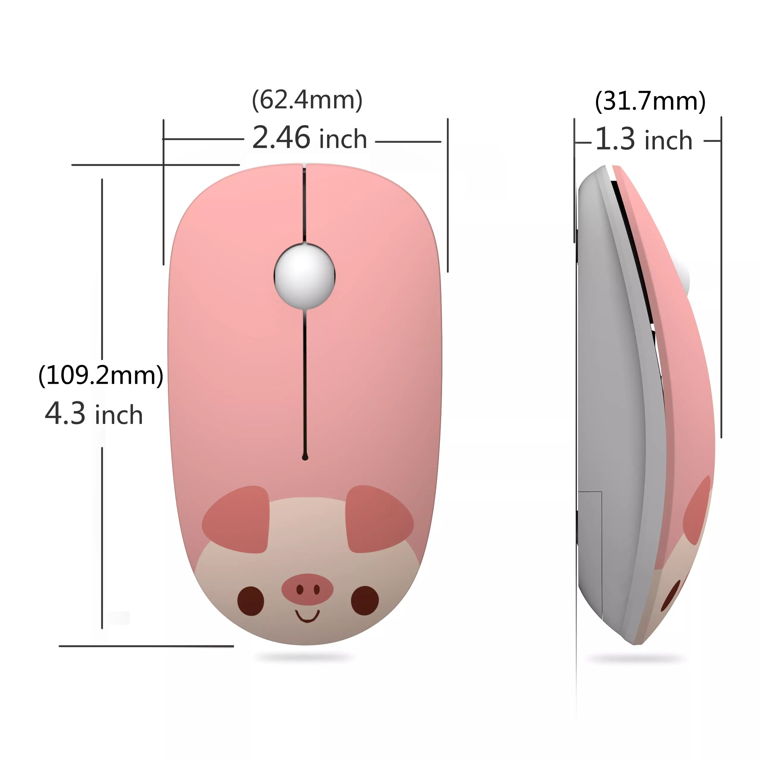 Buy Wholesale China Cute Animal Cartoon Less Mice Mouse Cordless Usb ...