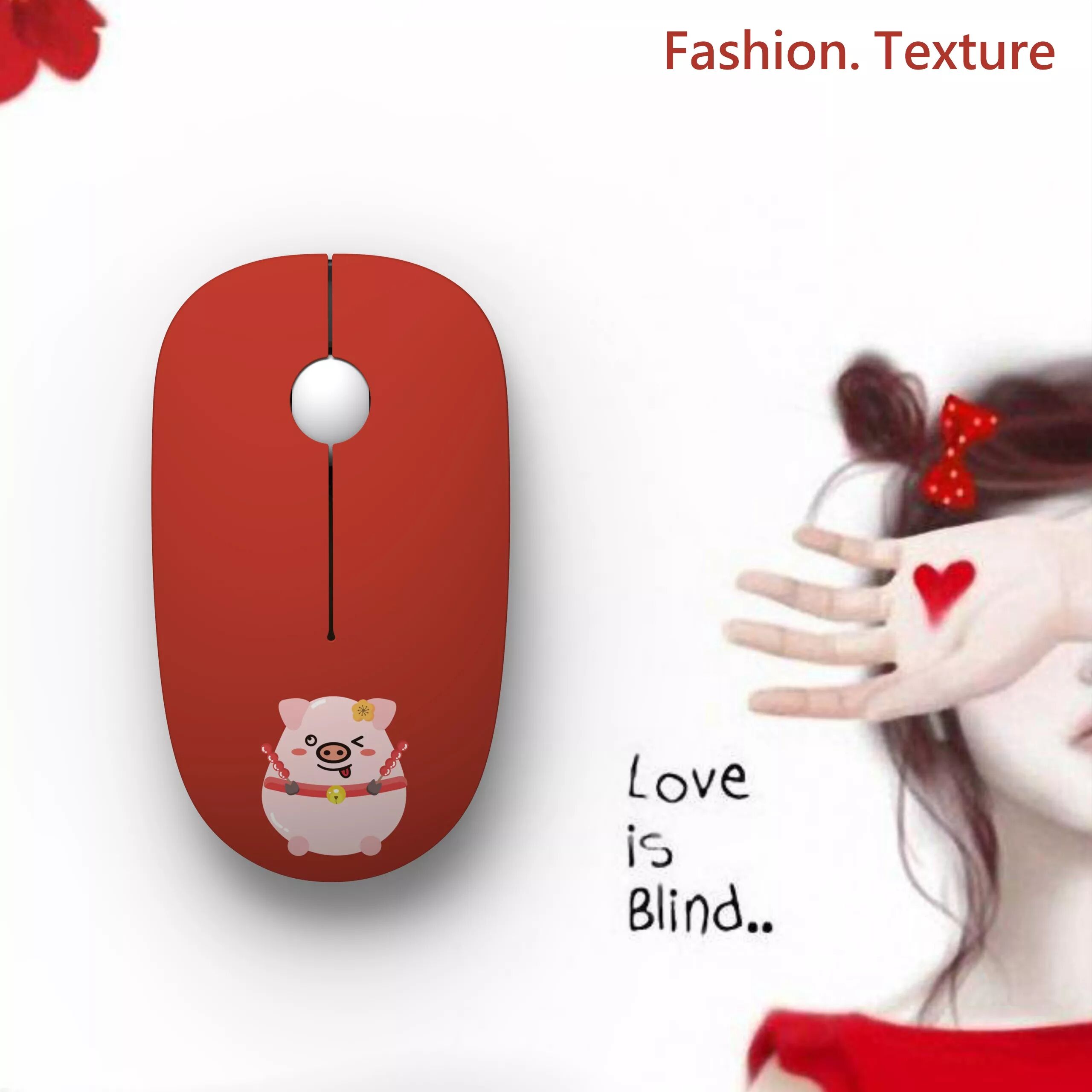 Buy Wholesale China Cute Animal Cartoon Less Mice Mouse Cordless Usb ...