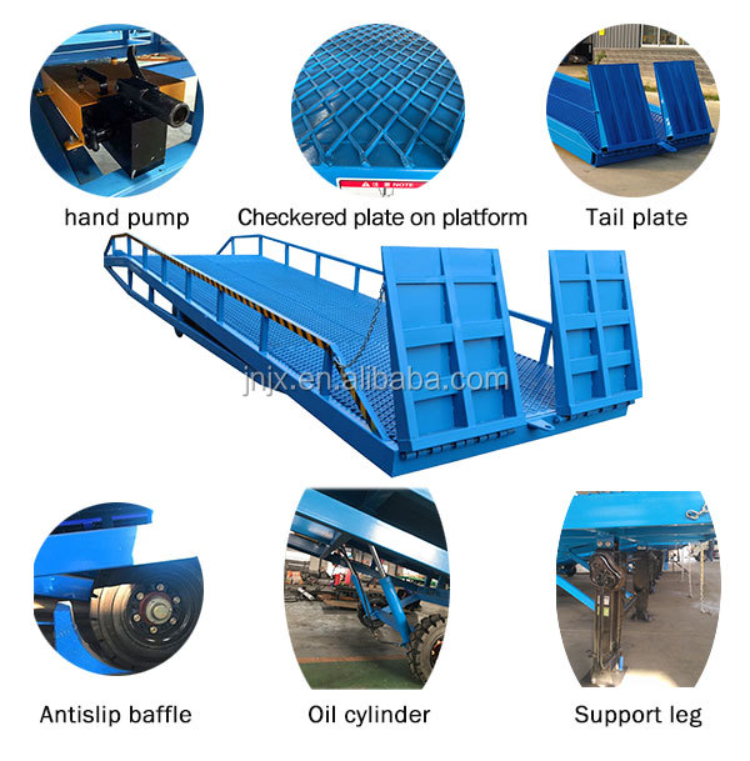 Top Quality 6-15ton Adjustable Height Hydraulic Mobile Container ...