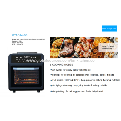 220V-240V Air Fryer with Touch Type Control for Healthy Living French  Fries, Fried Chicken, Pizza Air Fryer for Healthy Living