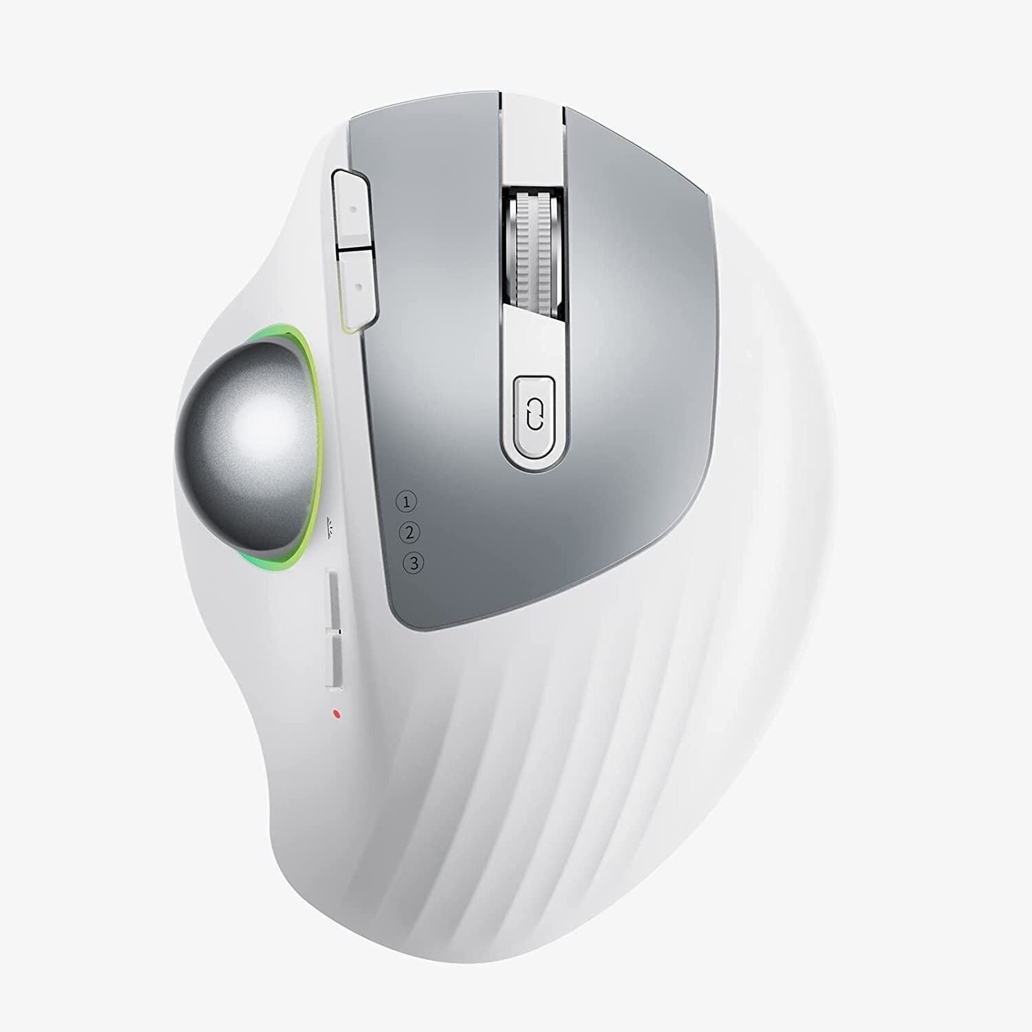2.4g+bt Wireless Trackball Vertical Mouse,trackball Removable,,rgb ...