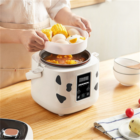 SUPOR 1.2L Mini Rice Cooker Multifunctional Portable Electric Rice Cooker  Household Small Electric Hot Pot With Simple Operation