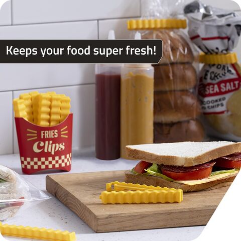 Pack of 24 Bag Clips Snacks Bag Sealing Clips Food Bag Sealer Clips Keep  Bags Airtight Waterproof & Food Fresh