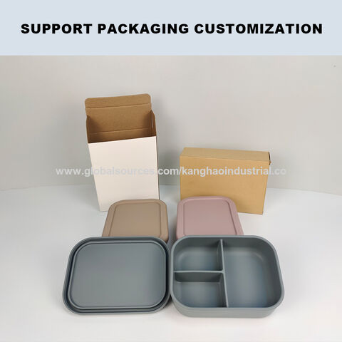 Buy Wholesale China Food Grade Microwavable Telescopic Collapsable Rubber  Silicone Lunch Box 500ml Foldable Food Storage Containers Custom Logo &  Silicone Lunch Box at USD 1.19