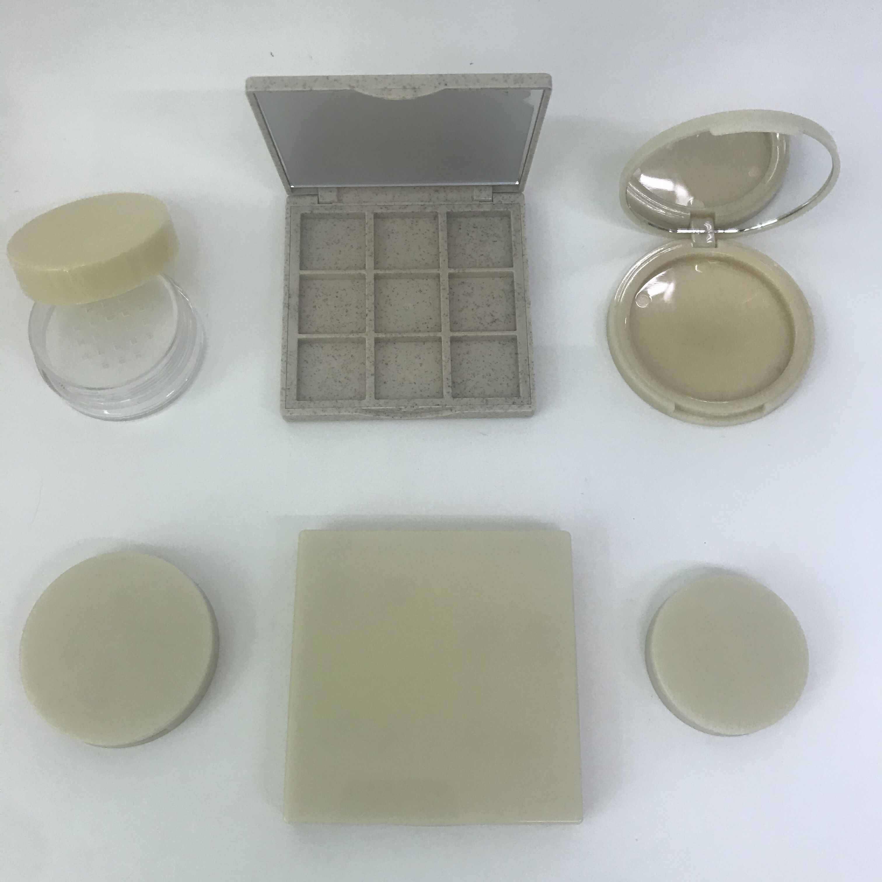 Buy Wholesale China Pcr Material Eco Friendly Container Compact Powder