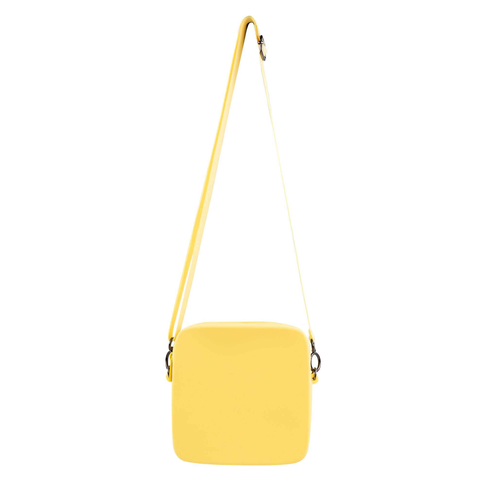 Adjustable Silicone Crossbody Bag - Multi-Way Lightweight Purse with Spacious Design(yellow) main image 1
