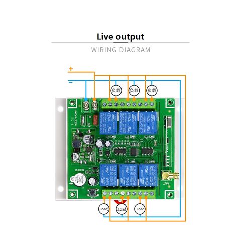 DC 12v Wireless Remote Control Switch 24v 36v Remote Control Power Supply  For Water Pump Truck Remote Controller Battery Car