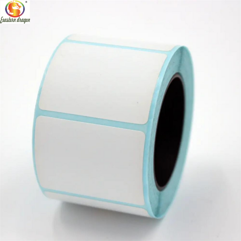 Label Vinyl Holografik Kustom Roll dengan Pencetakan Logo Die Cut, Kertas Stiker PET Tahan Air