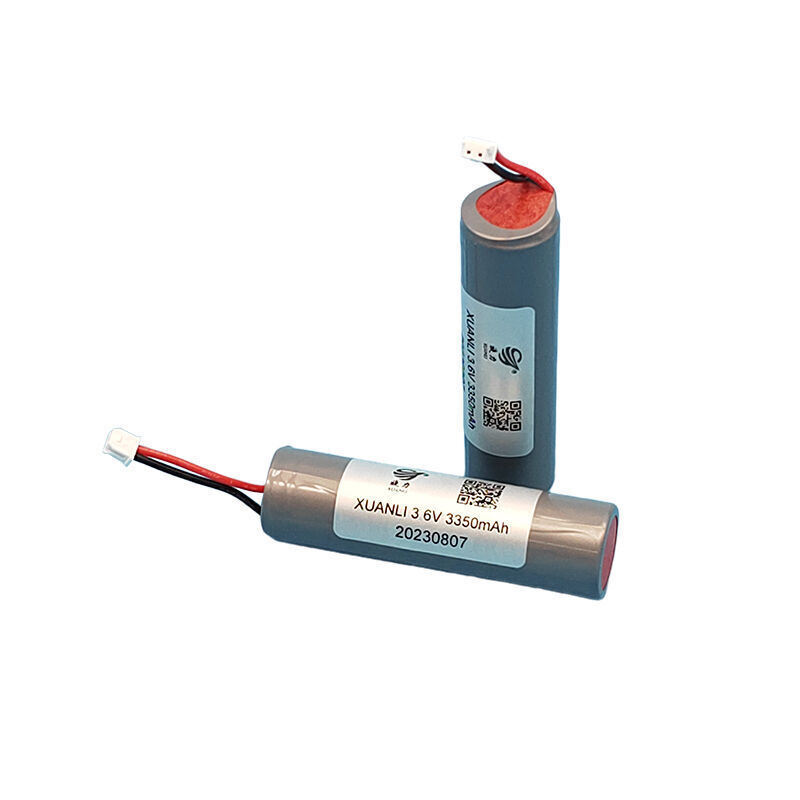 3 6v cylindrical lithium battery 18650 3350mah 3 6v lithium ion