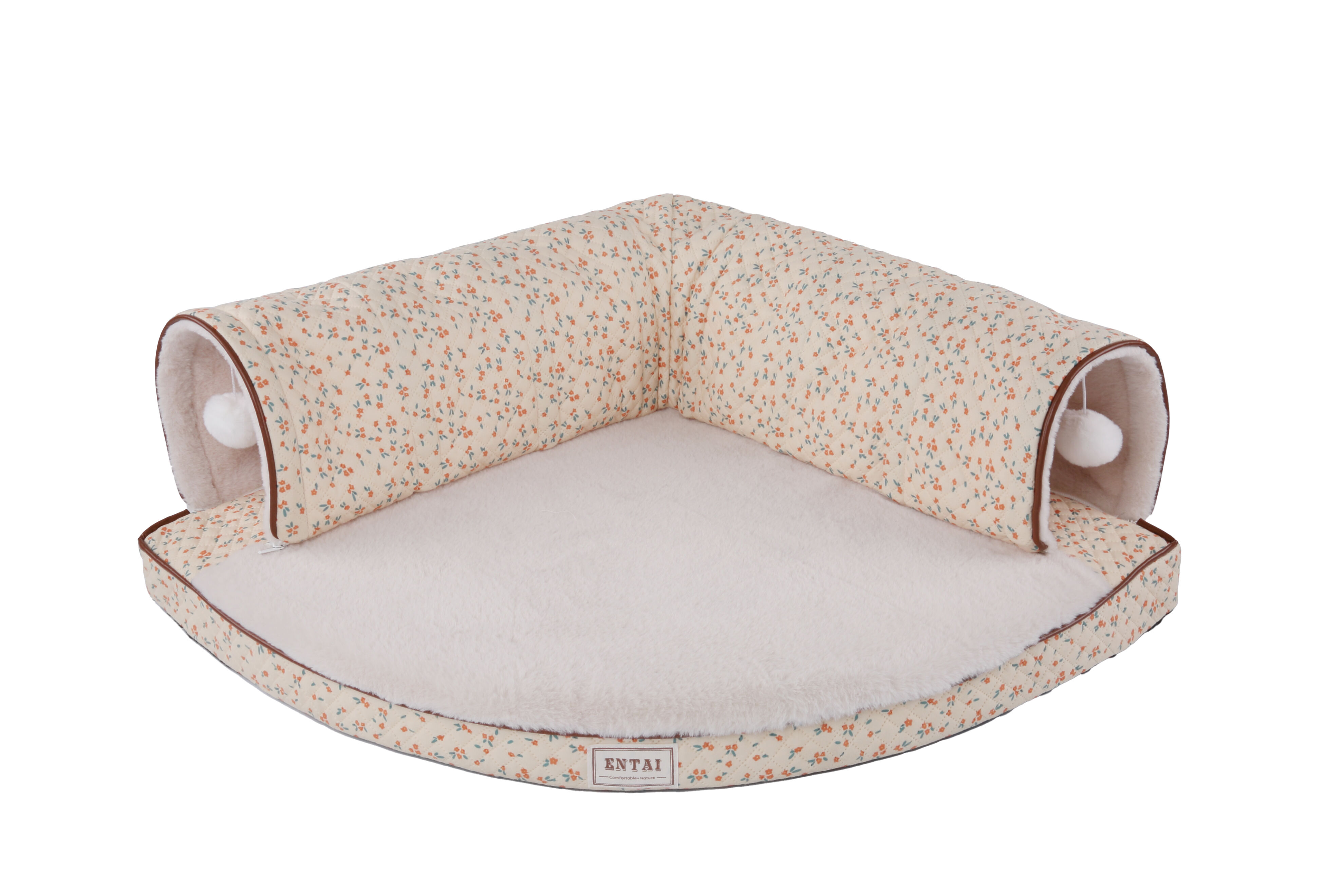 Buy Wholesale China Entai Wholesale Pet Tunnels Expandable Rectangle Soft Pet Beds & Pet Tunnels