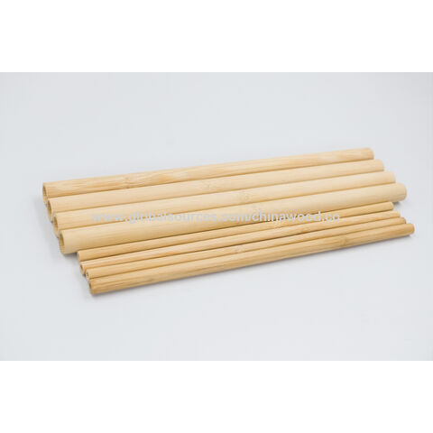 Yada Pailles en Bambou Jetables de Haute Qualité 12*220mm, Rayées et Colorées, pour Bubble Tea et Fêtes