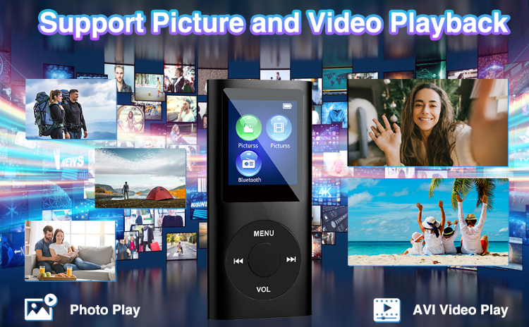 Buy Wholesale China Mp3/mp4 Wireless Blue Tooth Music Player With 32gb ...