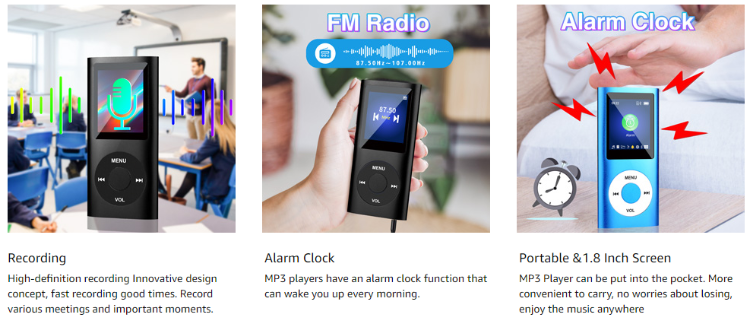 Buy Wholesale China Mp3/mp4 Wireless Blue Tooth Music Player With 32gb ...