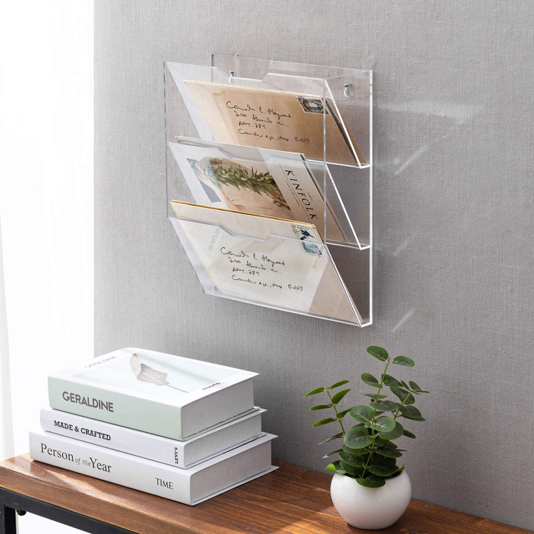 Clear Letter Rack Buy Standard Quality China Wholesale 3 Tier Mail Sorter Premium Clear ...