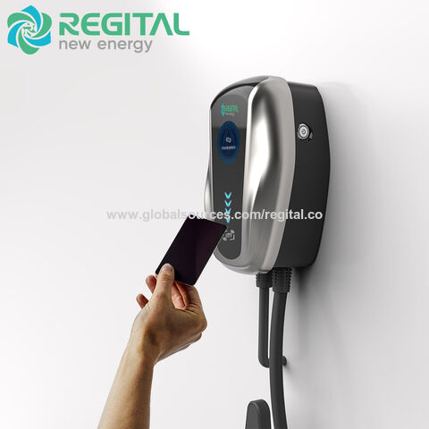 Buy Wholesale Hong Kong SAR Oem Odm Electric Car Ev Charger Type 2 Ac Wall  Box Eu Standard Plug With 4.3 Tft Screen & Ev Charger Wall Box at USD 197