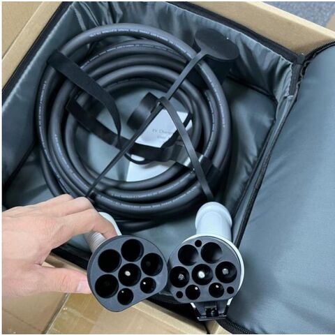 32a Loader Fast Ev Charger Cee Plug Electric Car Portable Home Use Type 2  Type 1 7kw Monophase Wallbox - Battery Charging Units - AliExpress