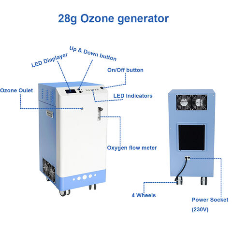 28g AQUAPURE oxygen PSA included Industrial ozone generator for swimming pool