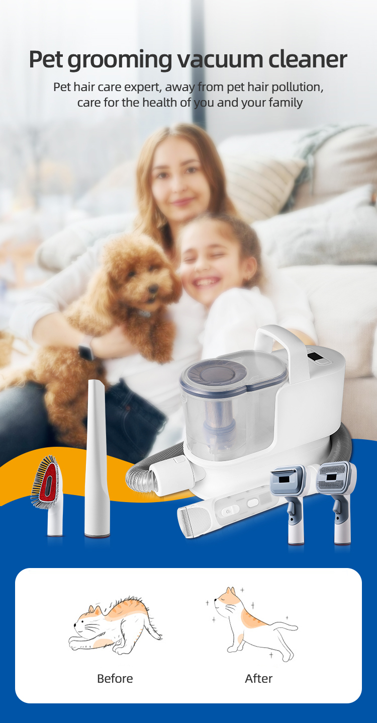 Buy China Wholesale Low Noise 4 In 1 Cat Dog Pet Grooming Vacuum ...