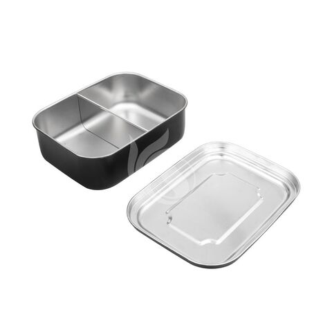 Buy Wholesale China Simple Square Stainless Steel Lunch Box With Dividers & Lunch  Boxes at USD 3.4