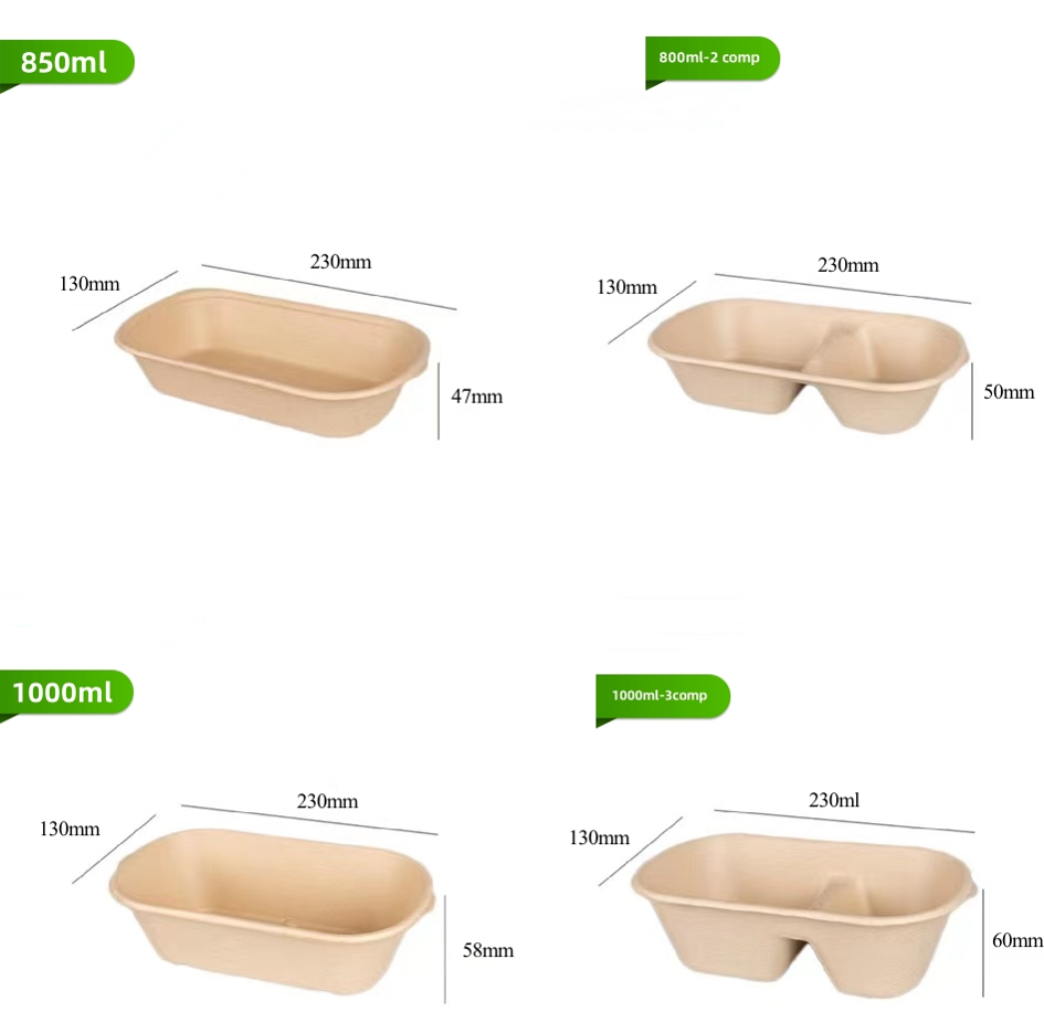 Buy Wholesale China Biodegradable Lunch Box Eco Friendly Disposable ...