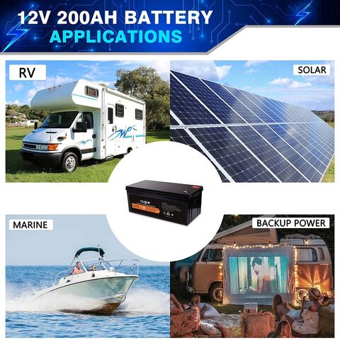 Batterie LiFePO4 80Ah 12.8V pour bateau camping-car photovoltaïque