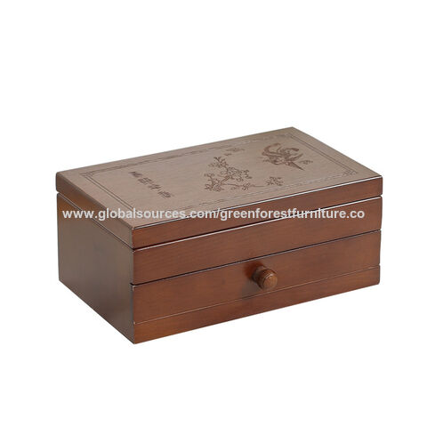 Buy Wholesale China Jewelry Box For Women, Rustic Wooden Jewelry Organizer  Box For Storage Earrings Rings Necklace Bracelet, Farmhouse Style Wood Jewe  & Wood Jewelry Box For Women at USD 8.2