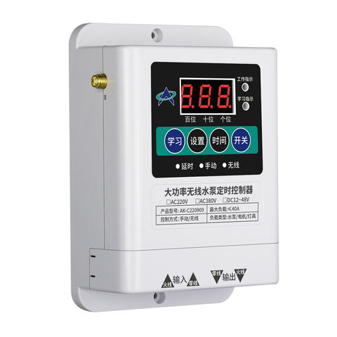 AC100-240V 1 Canal Control de Cuenta Regresiva Motor Industrial Oxigenador Riego Iluminación Interruptor de Retardo Universal RF Control Remoto