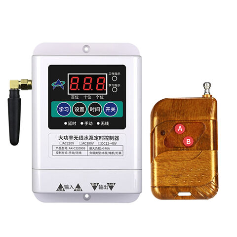 AC100-240V 1 Canal Control de Cuenta Regresiva Motor Industrial Oxigenador Riego Iluminación Interruptor de Retardo Universal RF Control Remoto
