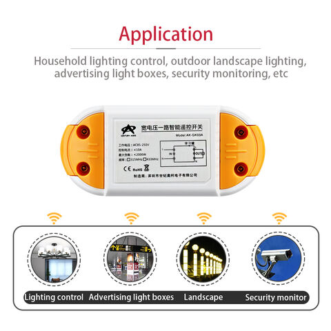 LED Outdoor On/Off Switch with Wireless Remote