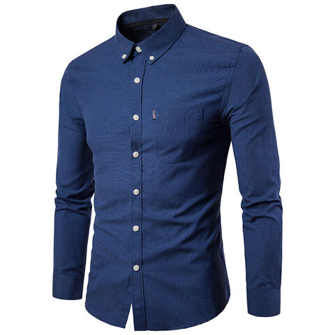 Compre F brica Delgada Camisa De Manga Larga Oxford Gran Tama o Ocasional Del Verano Para Los Hombres Camisas Trabajo Formal y Camisas Casuales De Manga Larga Para Hombre de China por 6.9 USD Global