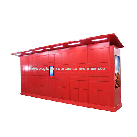 Winnsen outdoor parcel delivery intelligent controller smart locker for courier and receiver