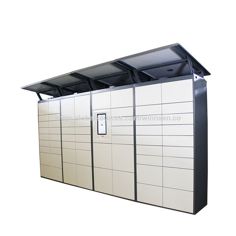 Winnsen outdoor parcel delivery intelligent controller smart locker for courier and receiver