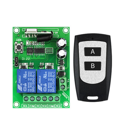 Universal Wireless Remote Control Switch DC 12V 4CH Relay Receiver