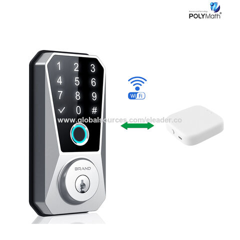 Intelligentes WiFi-Türschloss mit Finger abdruck-und Speicher karten speicher automatisches elektronisches Hauss chloss aus haltbarer Zink legierung