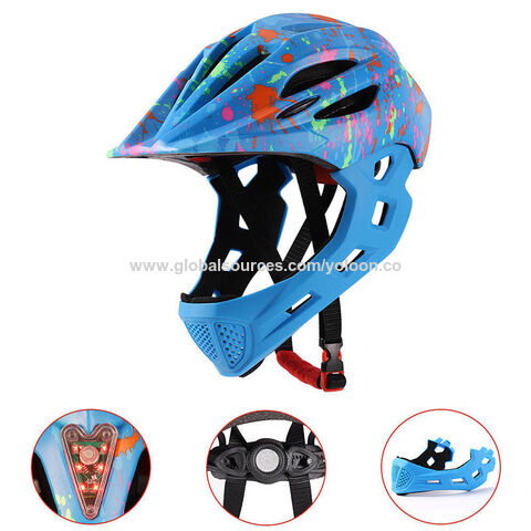 Casco de bicicleta de cara completa Casco de ciclismo para adultos con  barbilla desmontable