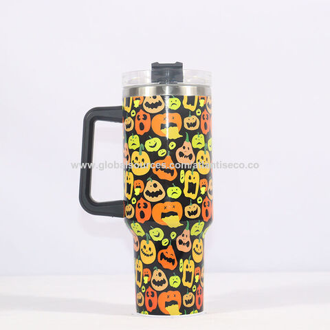 40 oz Tumbler With handle and straw,Mushroom Stainless Steel Cup Extra Large  Vacuum Double Wall Insulated Tumblers Travel Mug,Hot and cold beverages Car  Cup 